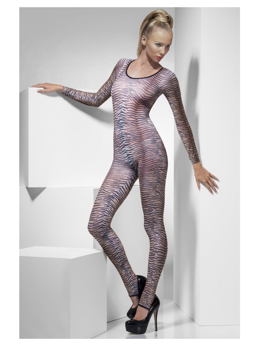 Jumpsuit liibuv, tiigri mustriga (S)