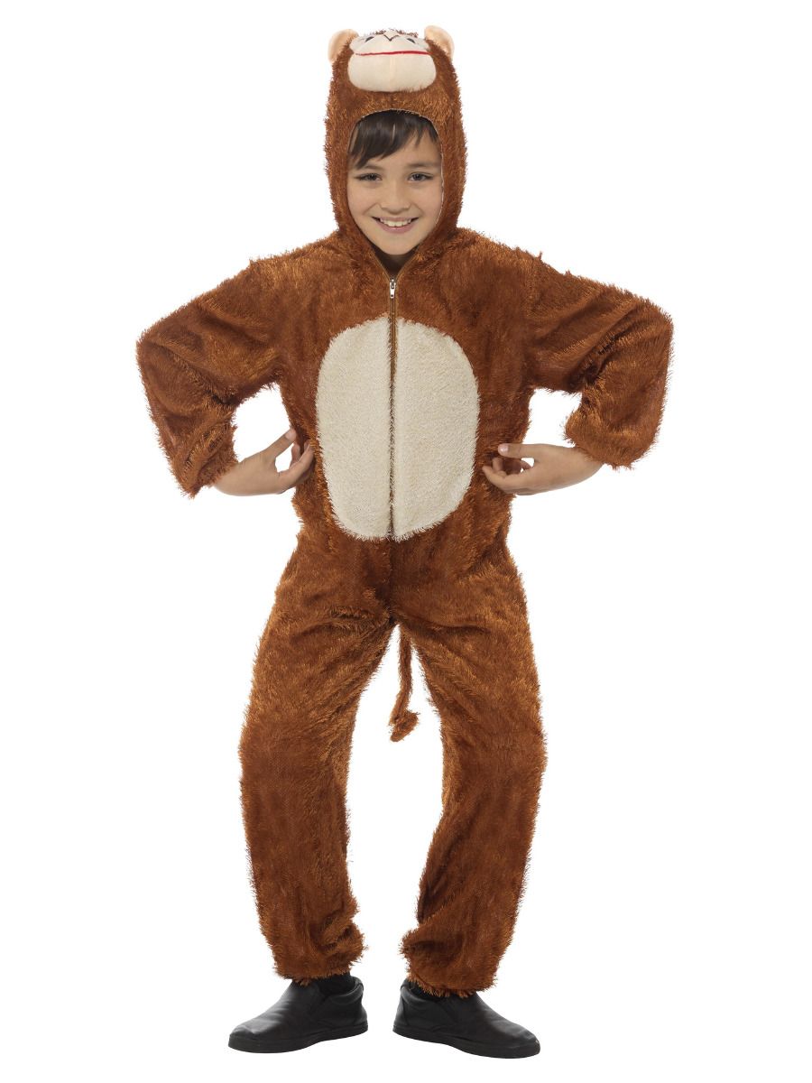 Ahvi kostüüm, kapuutsiga jumpsuit, lastele (M, 130-143 cm, 7-9 a.)