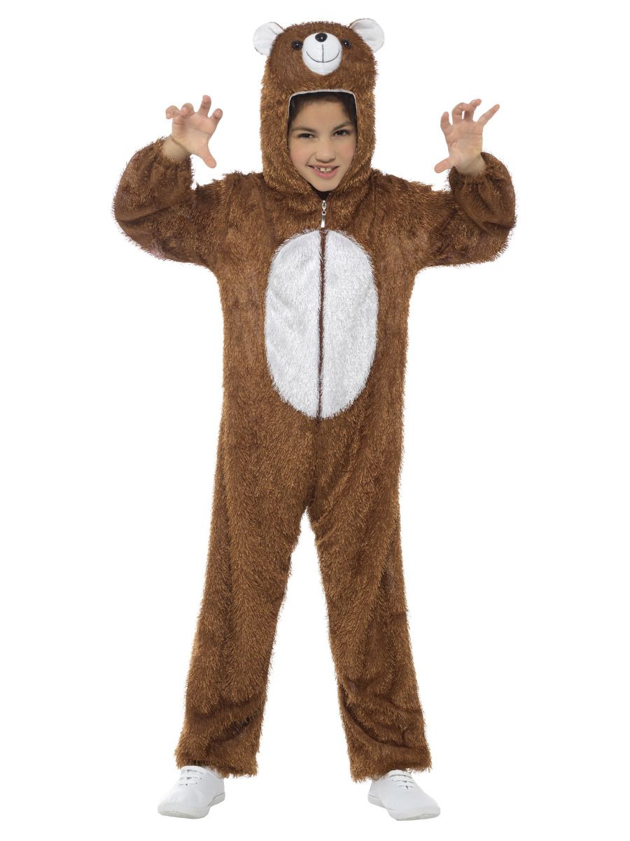 Karu kostüüm, kapuutsiga jumpsuit, laste (M,130-143 cm, 7-9 a.)