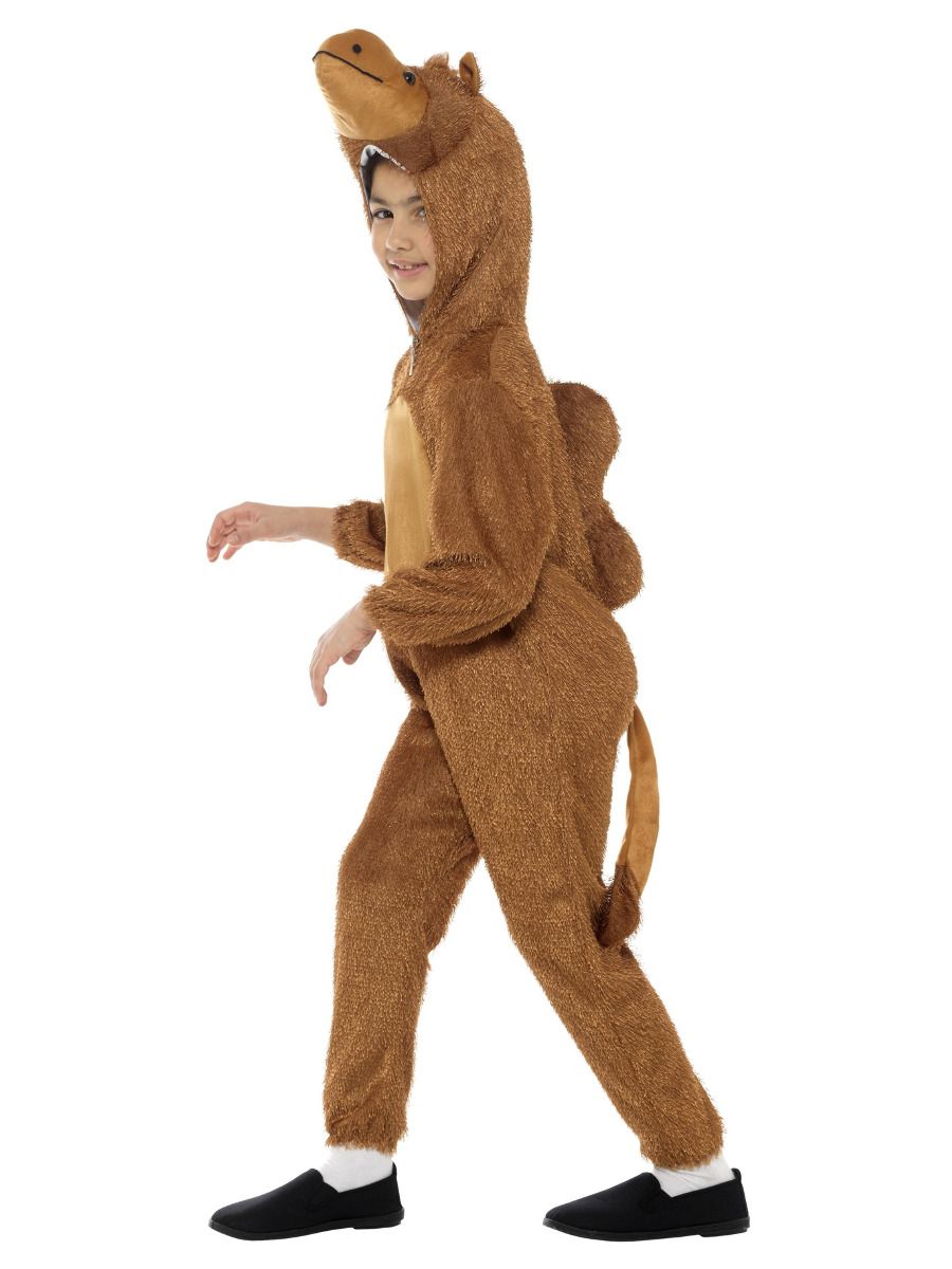 Kaameli kostüüm, kapuutsiga jumpsuit, lastele (M,130-143 cm, 7-9 a.)