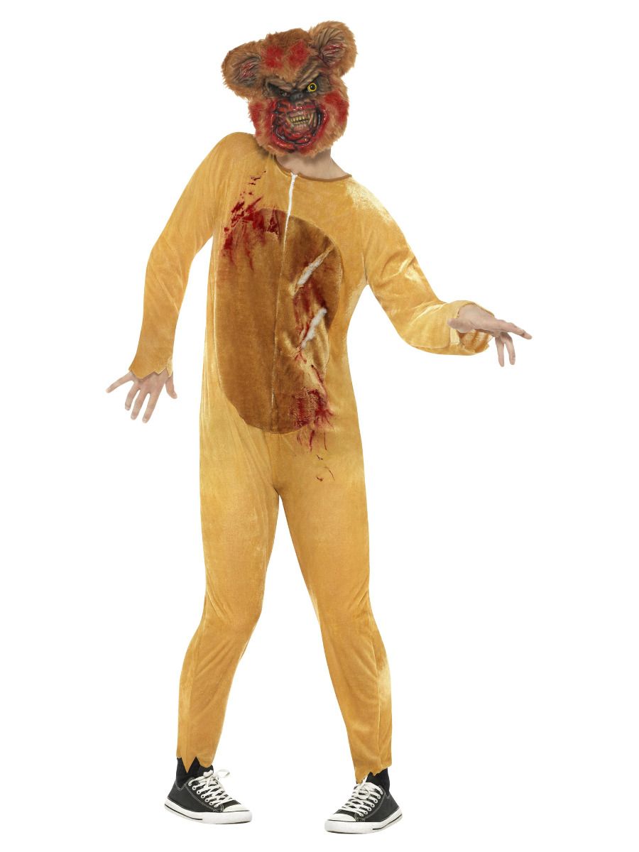 Zombi karu kostüüm, jumpsuit ja mask (L)