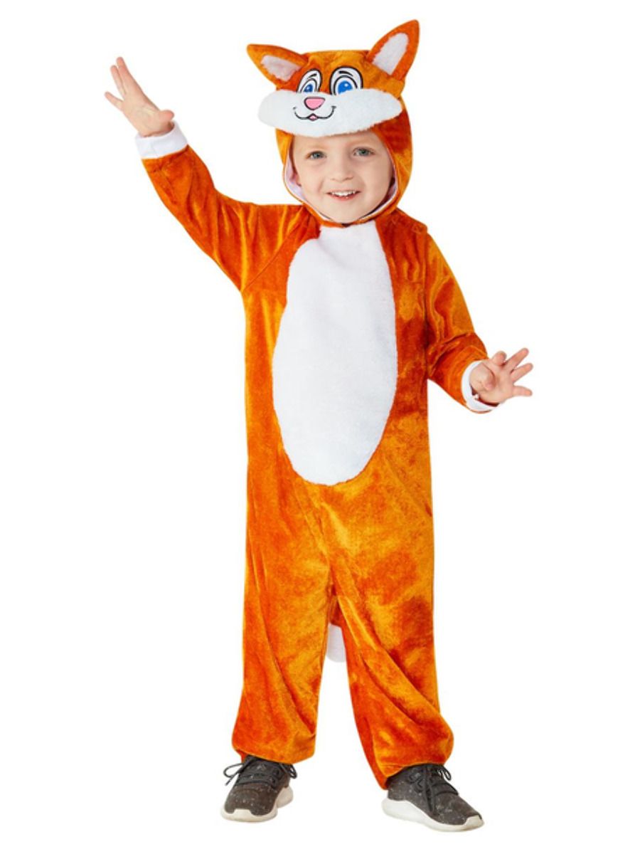 Cat costume, jumpsuit with hood, for children (T2)
