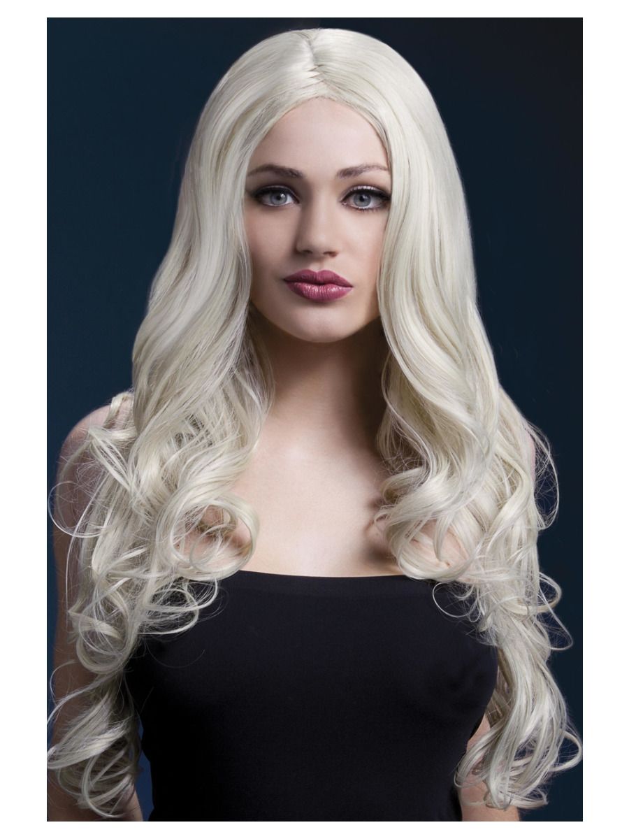 Blond parukas (Rhianne), lokid otstes, pikk, 66cm