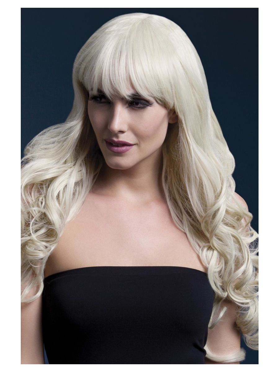 Blond parukas tukaga (Isabelle), otstes lokid, 66cm