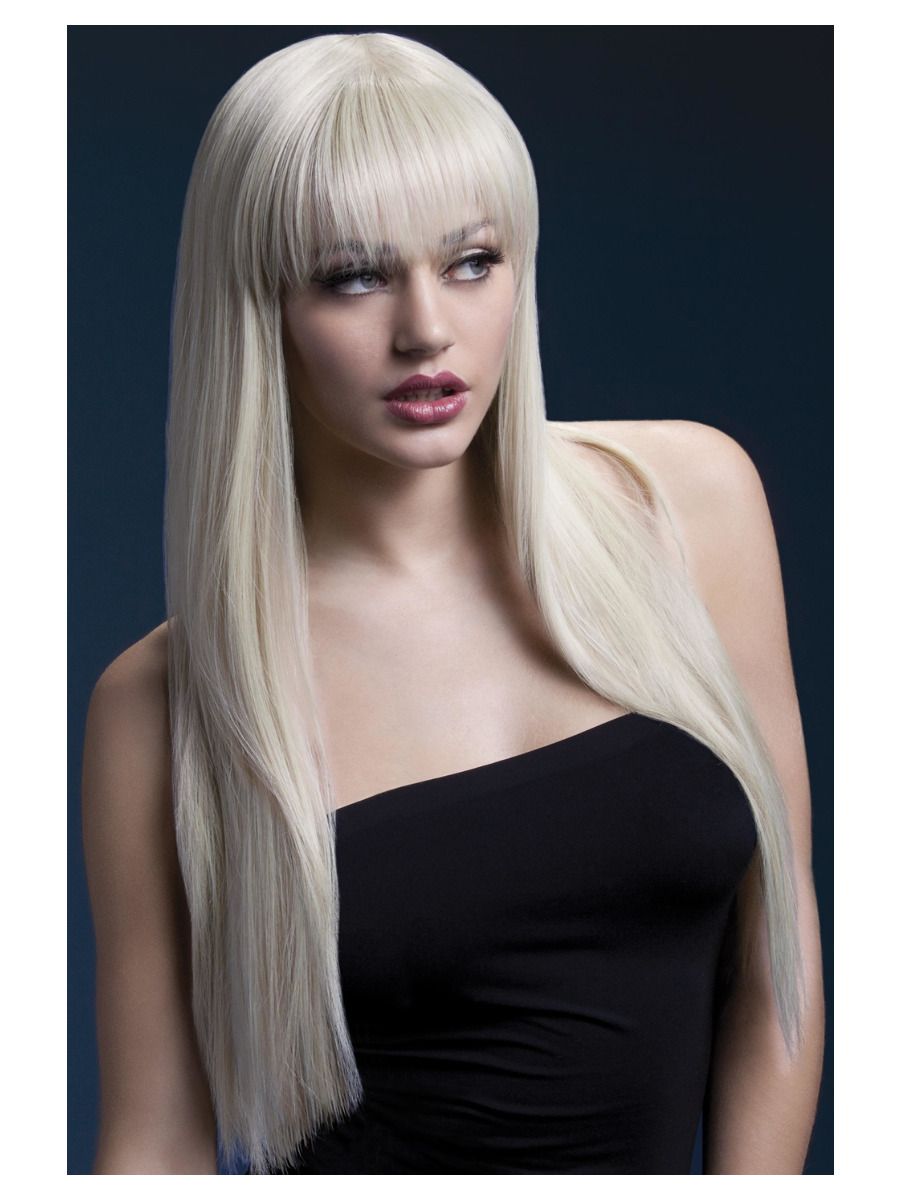 Blond parukas tukaga (Jessica), sirge, 66cm