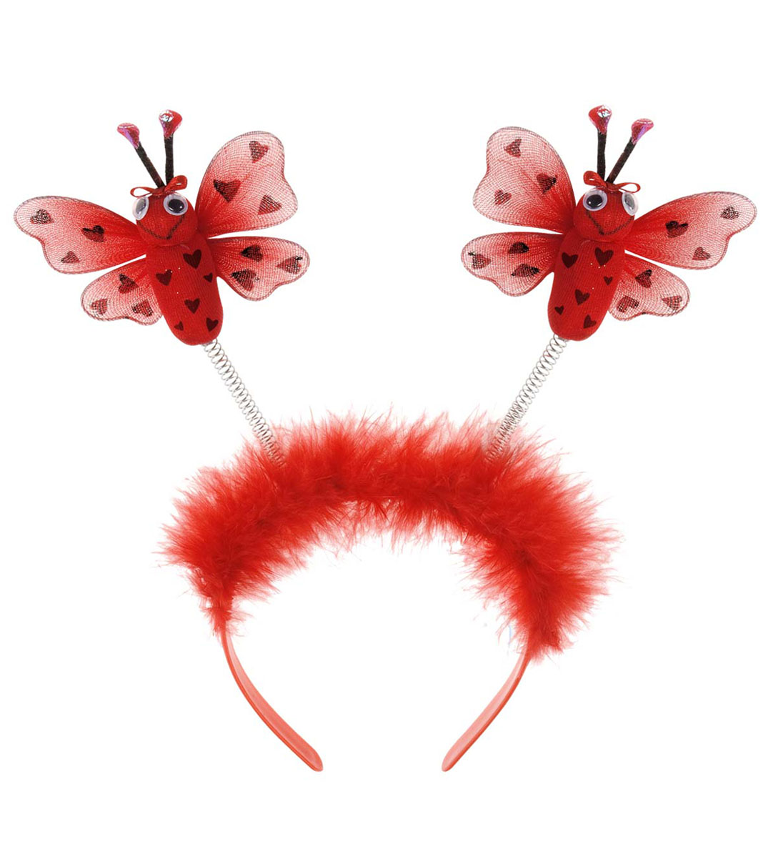 Headband, with 2 ladybugs