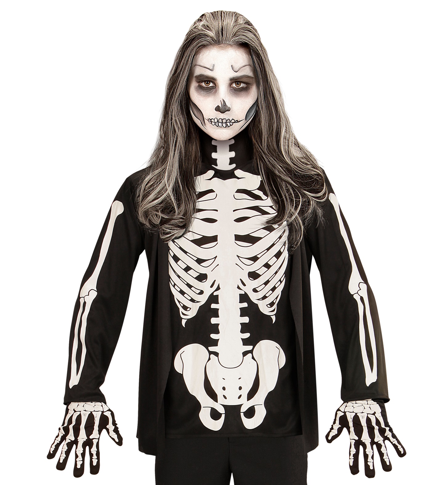 Skeleton shirt, for children (164 cm)