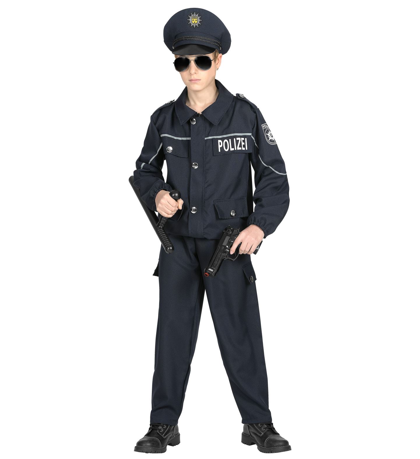 Politseinik, kostüüm lastele (116 cm)