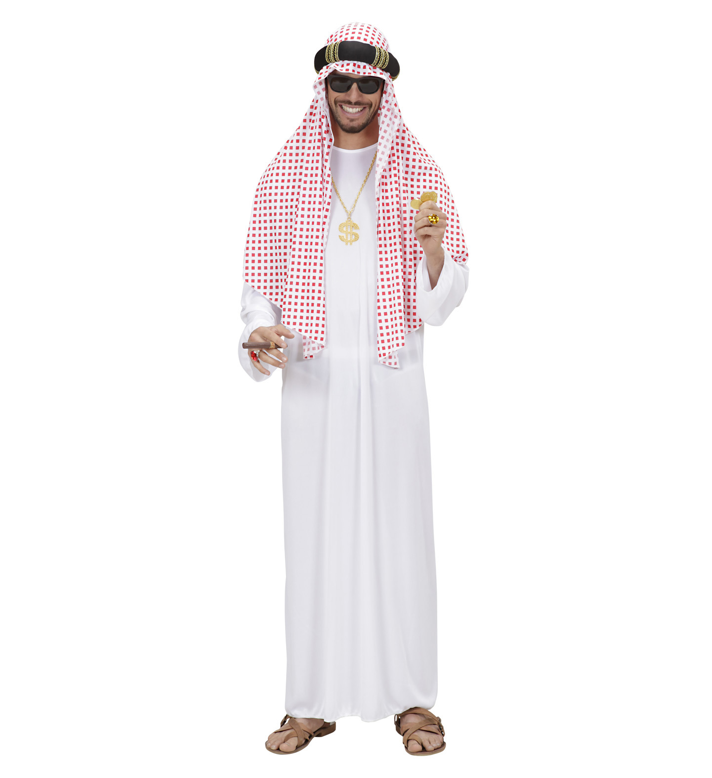 Araabia sheikh, kostüüm täiskasvanutele, M/L