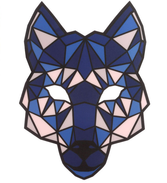 Rebase mask, pimedas helendav