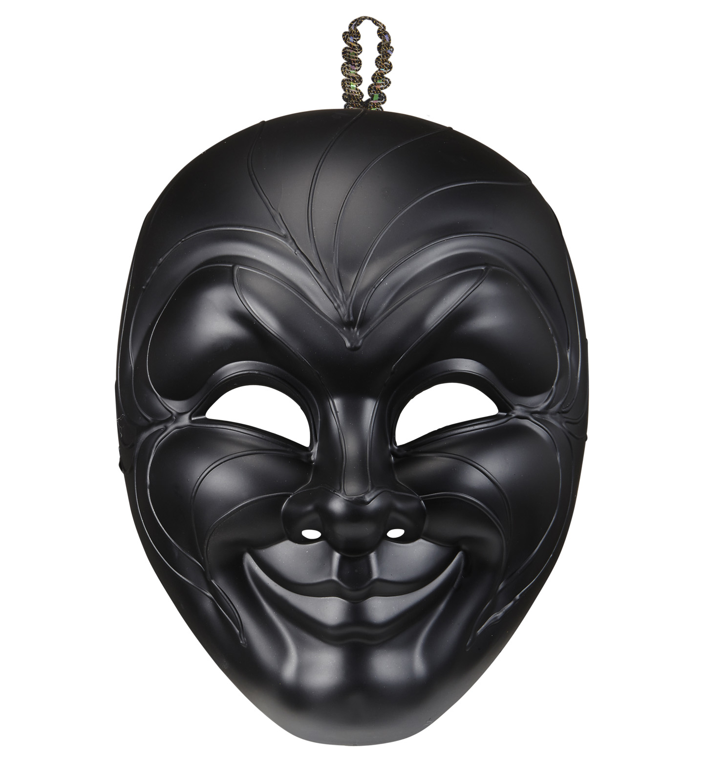 Venetian mask, black