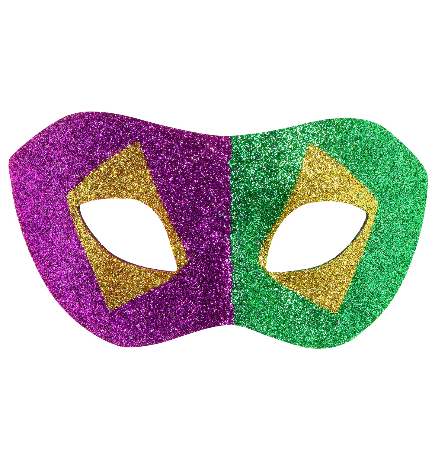 Mardi Gras silmamask, sädelev