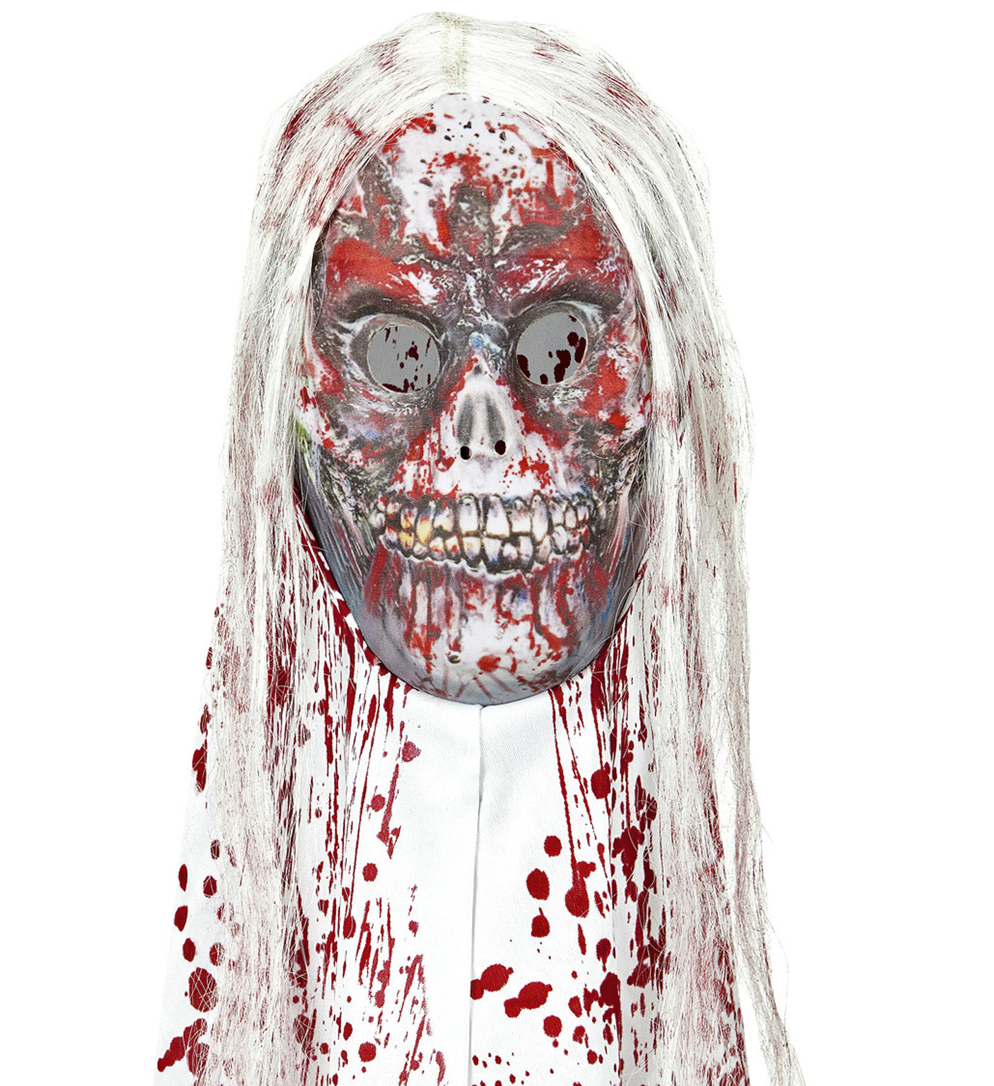 Mask, zombi, kapuutsi ja juustega