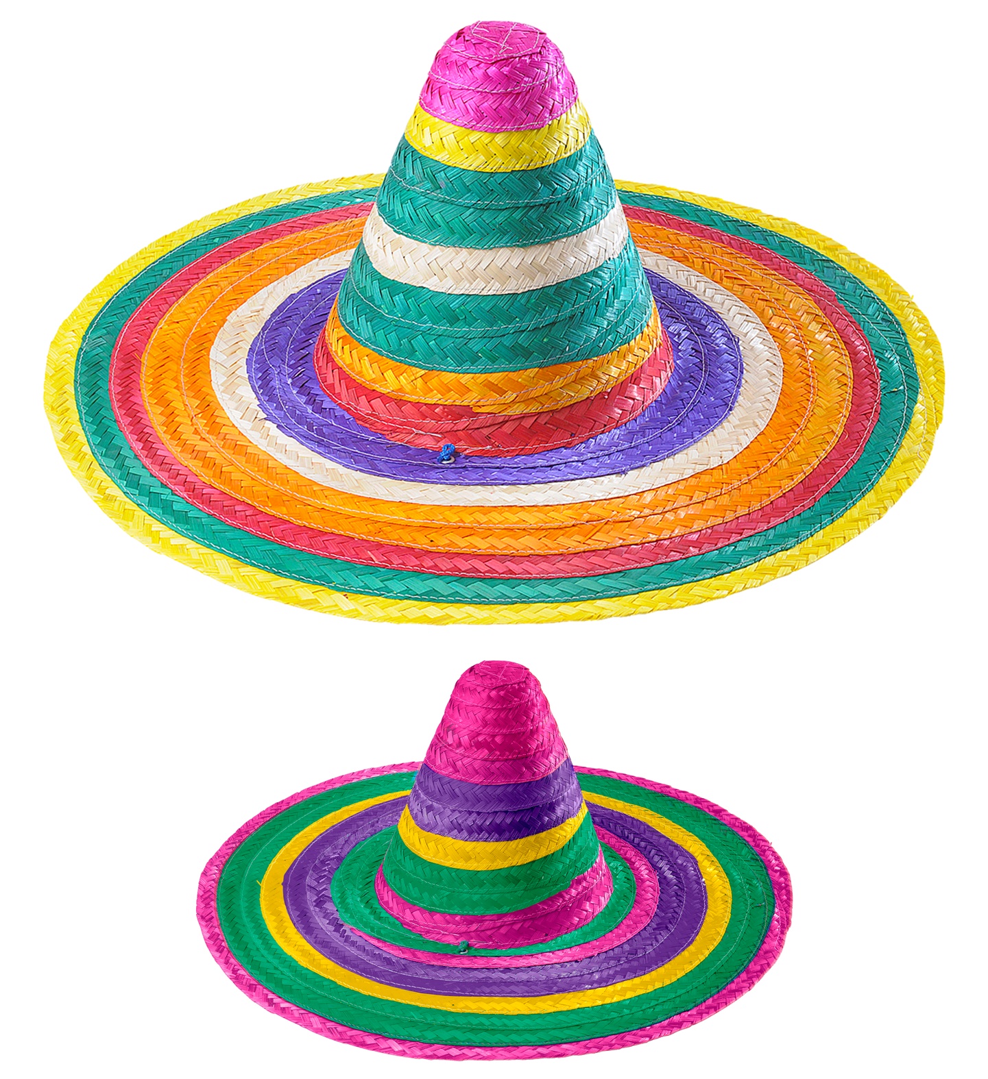 Sombrero, värviline, 50cm