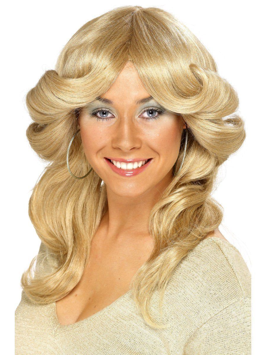 70ndate "Flick" parukas, blond