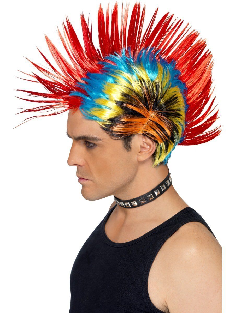 Wig "80s Street Mohawk Punk", colored