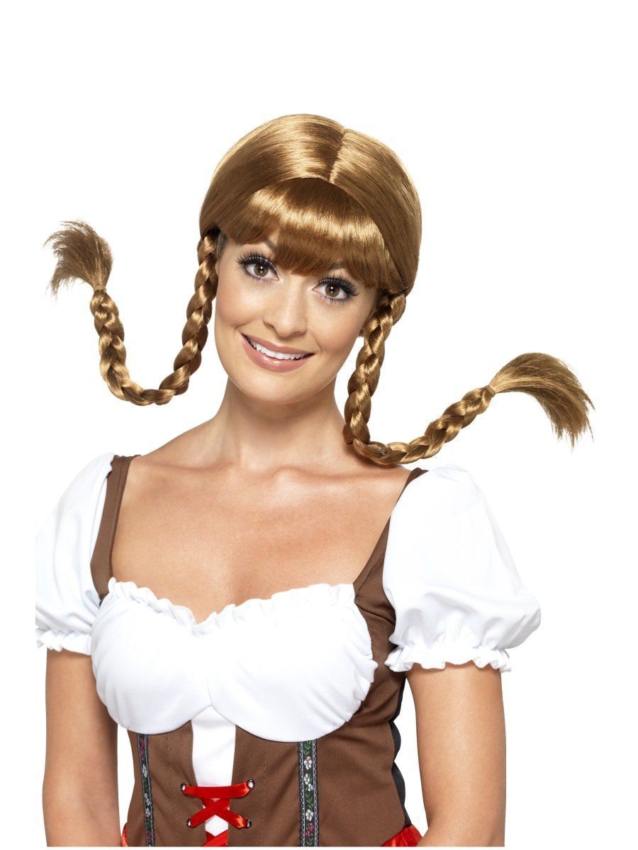 Patsidega parukas, helepruun