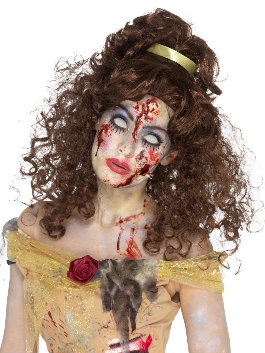 Zombie Golden Princess, lokkidega, pikk, pruun