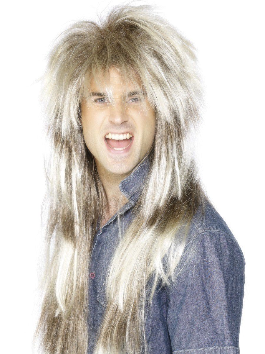 80S parukas, blond ja pruun