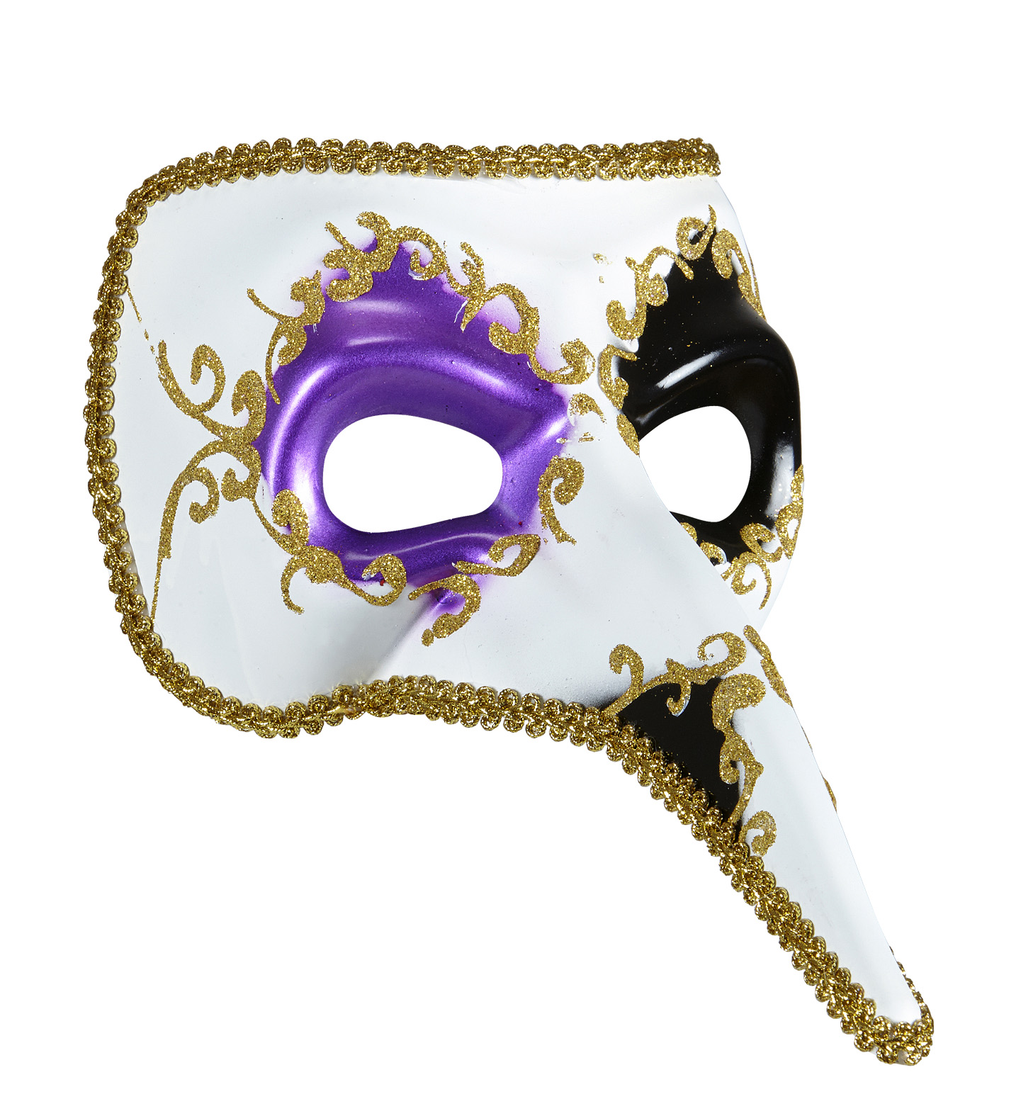 Venetian mask, white