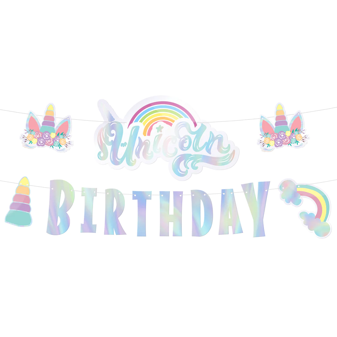 Bänner "Ünicorn Birthday"