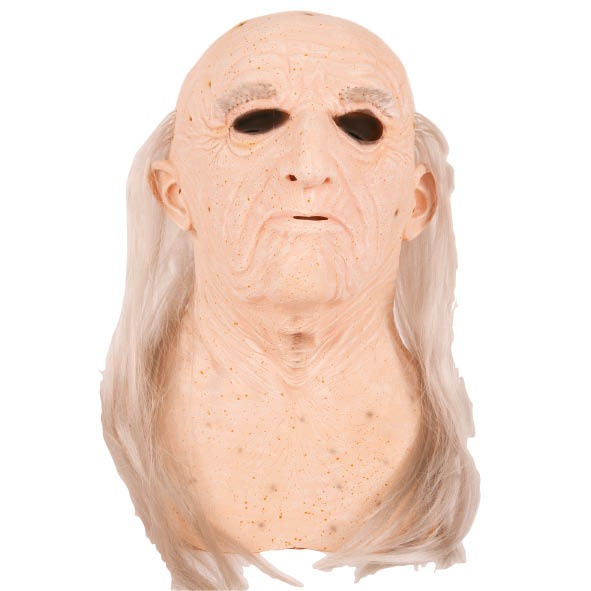 Vanamehe mask juustega, latex