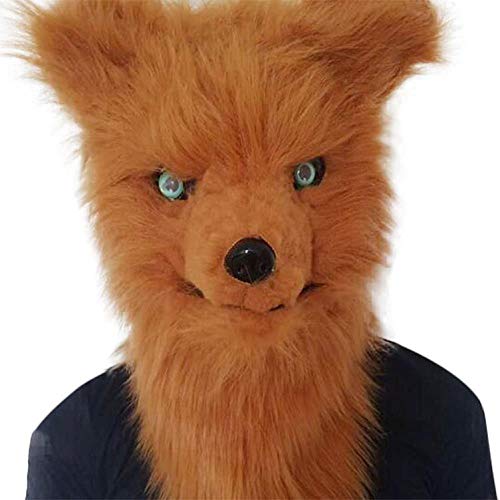 Bear moving mouth, mask