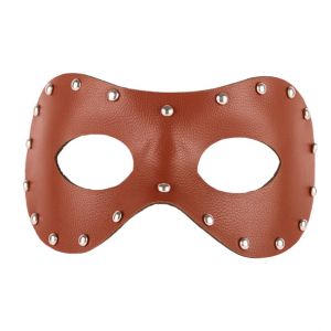 Naeltega mask, pruun