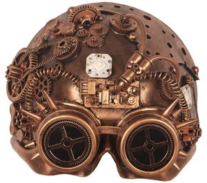 Steampunk mask led, pronks