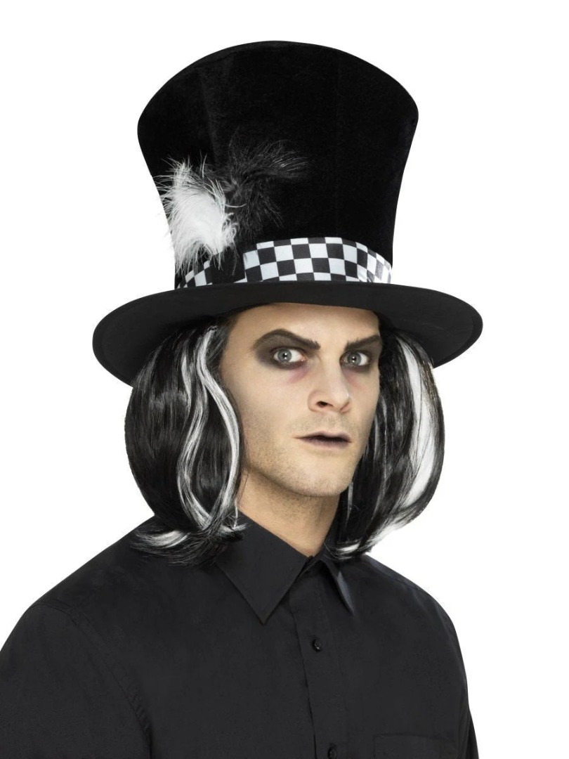 Dark tea party top hat