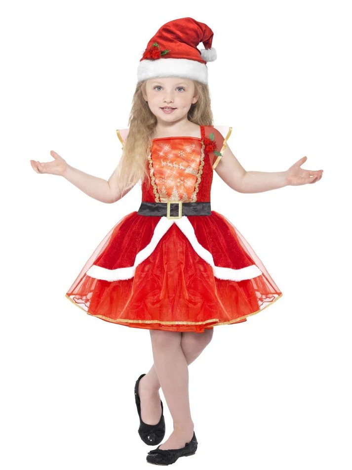 Miss Santa, kostüüm lastele, T