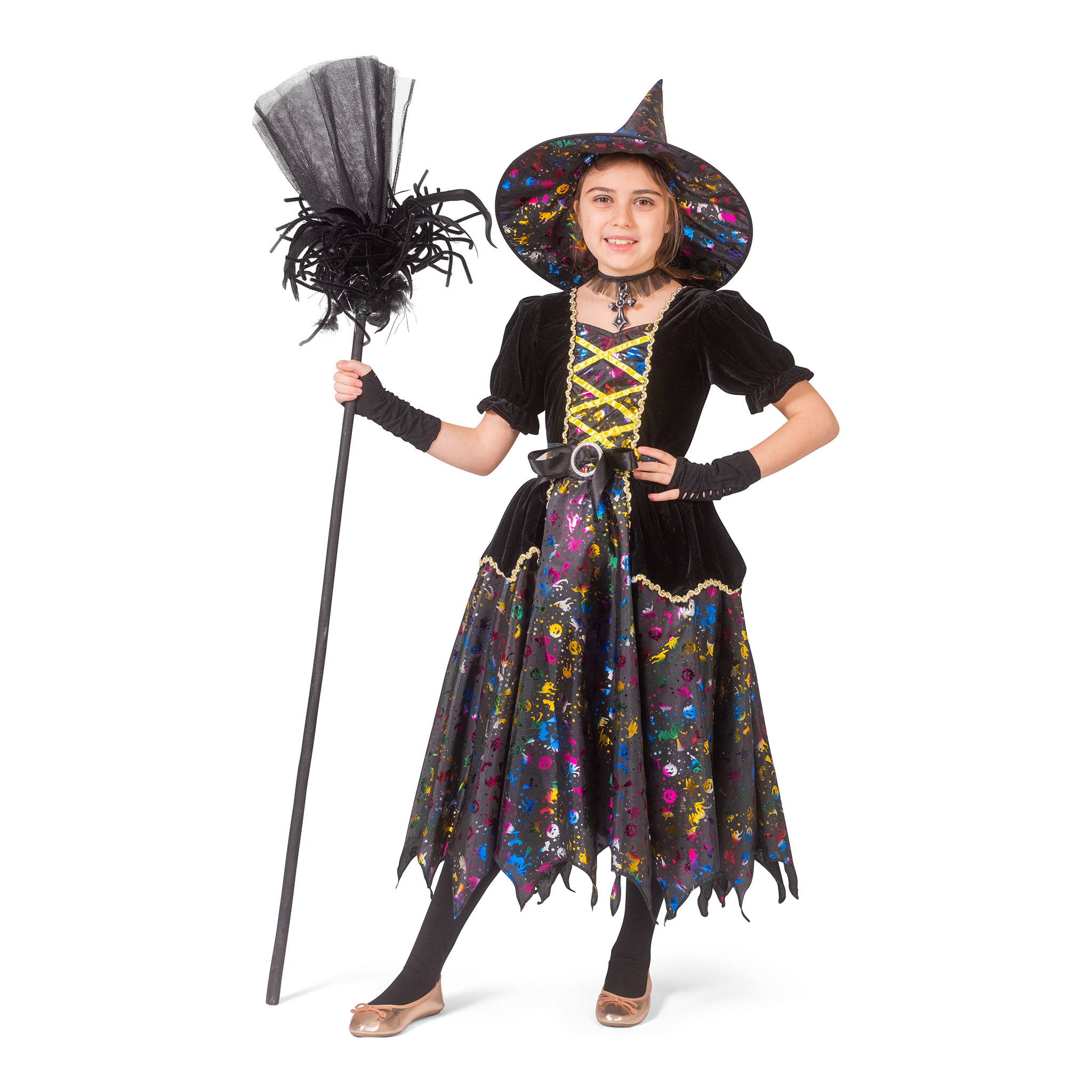 Witch, costume for girl, 164cm