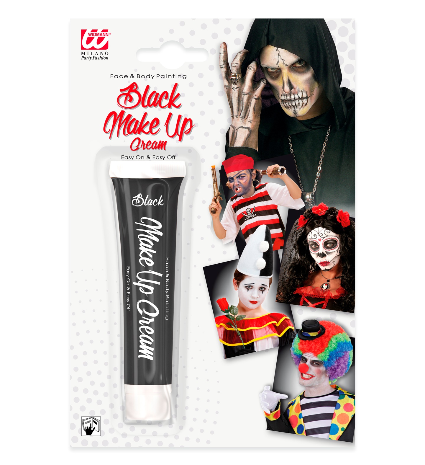 Face color, black