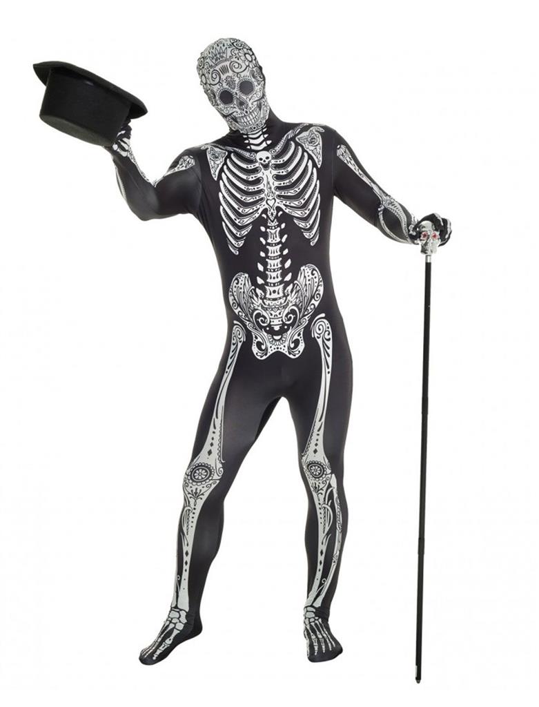 Skeleton, costume for men, M