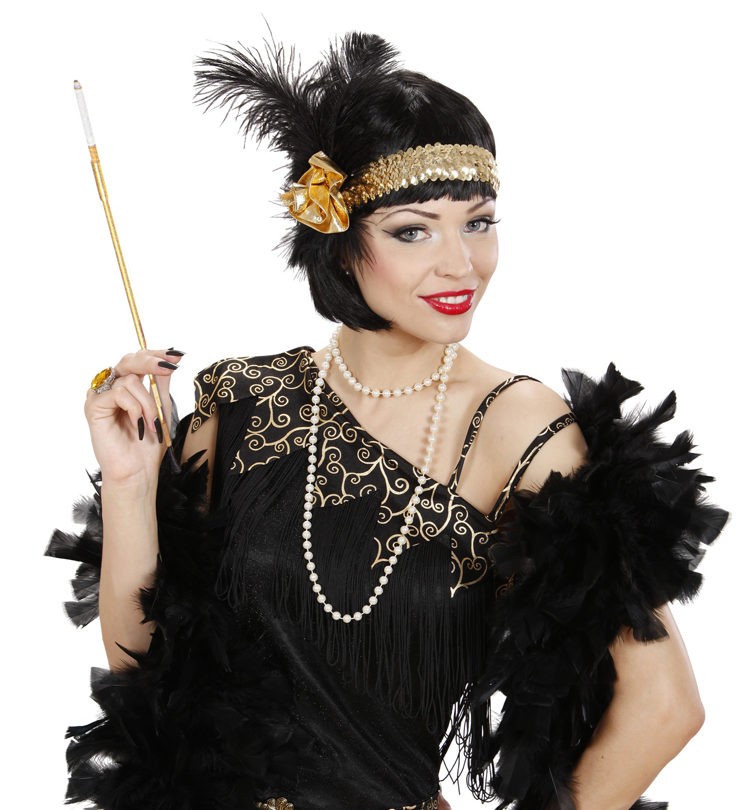 Cigarette holder, gold