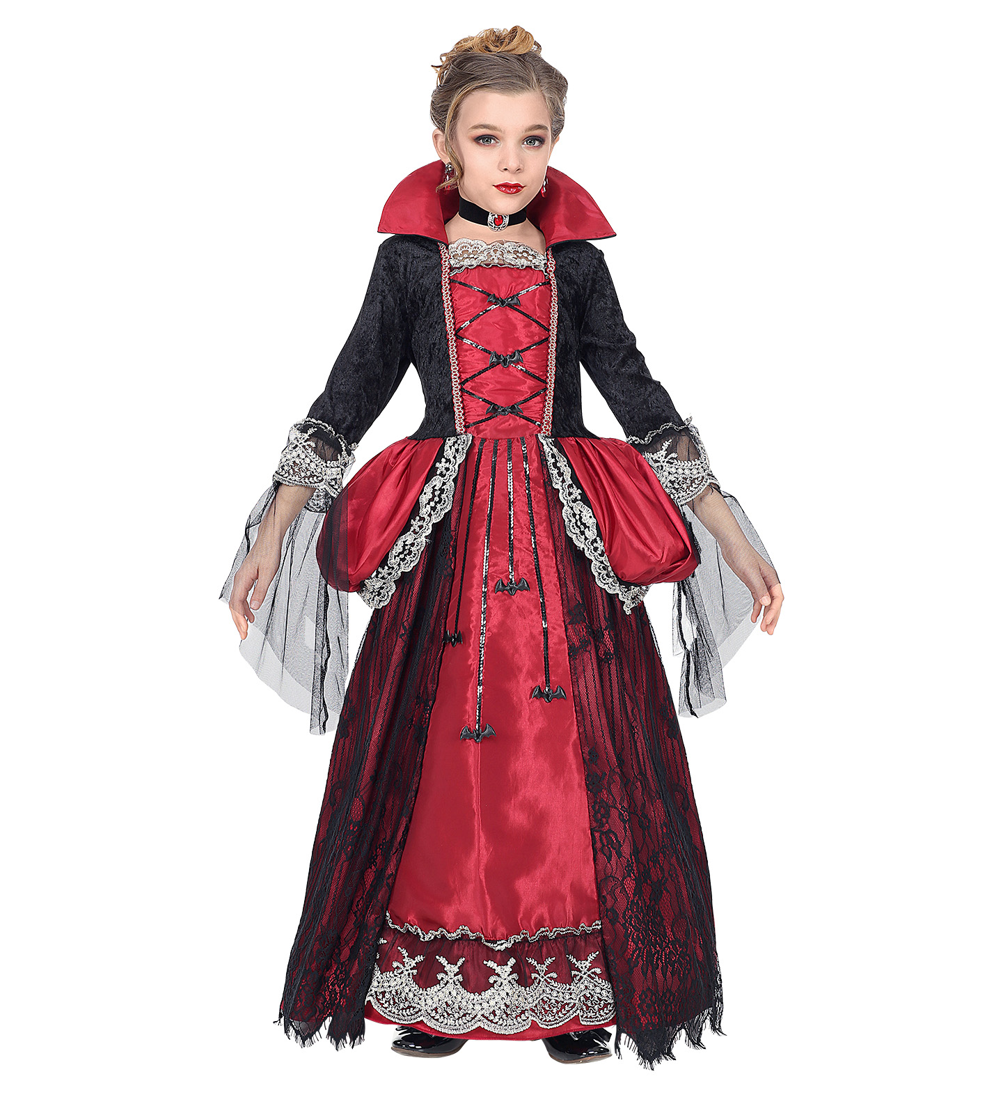 Vampiress, kostüüm tüdrukutele, 128cm
