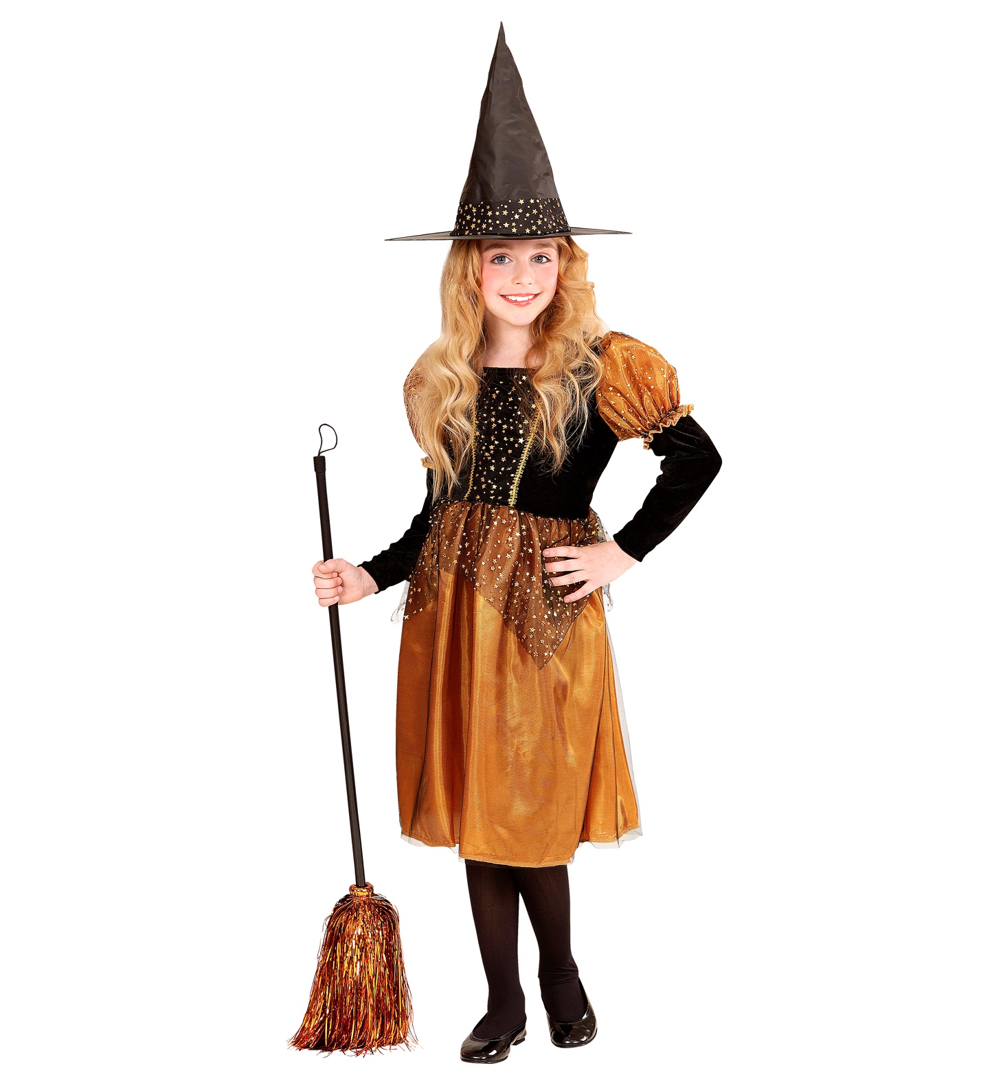 Witch, costume for girl, 128cm