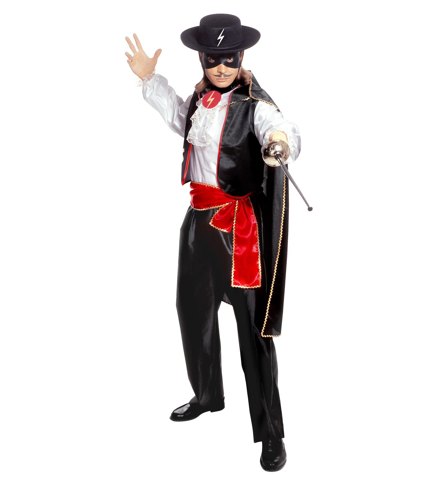 Zorro, kostüüm meestele, L