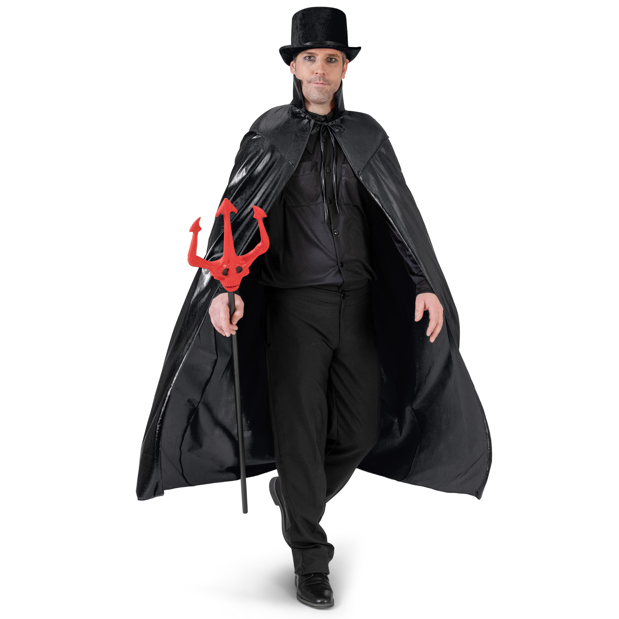 Devil cape, black, for adults