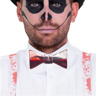 Bow tie with blood inside