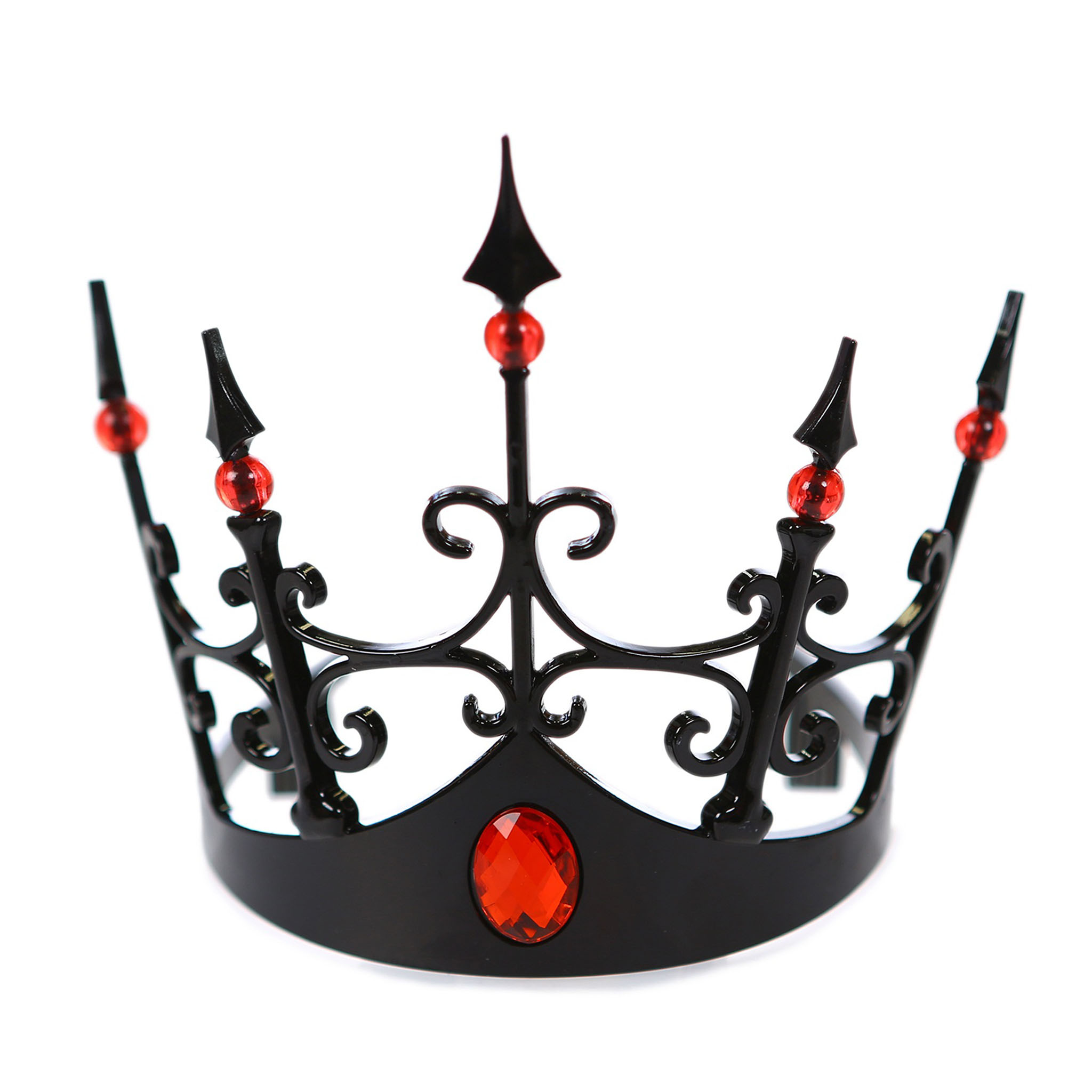 Crown black with red jewels