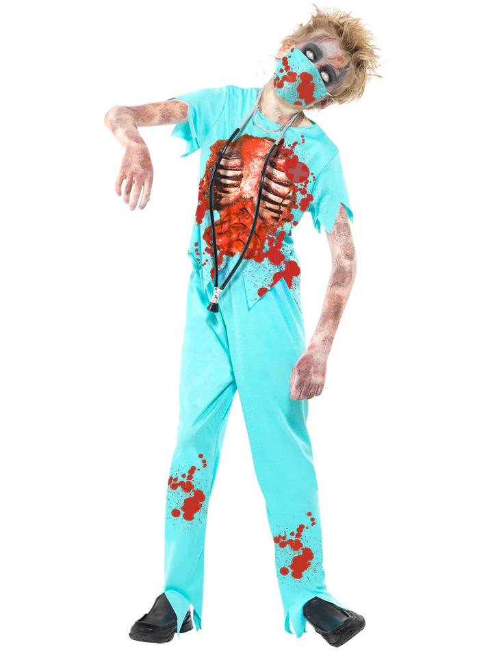 Zombi  arst, kostüüm lastele, T